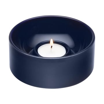 Kirnu porta-velas Ø11x5 cm - Azul - Arabia