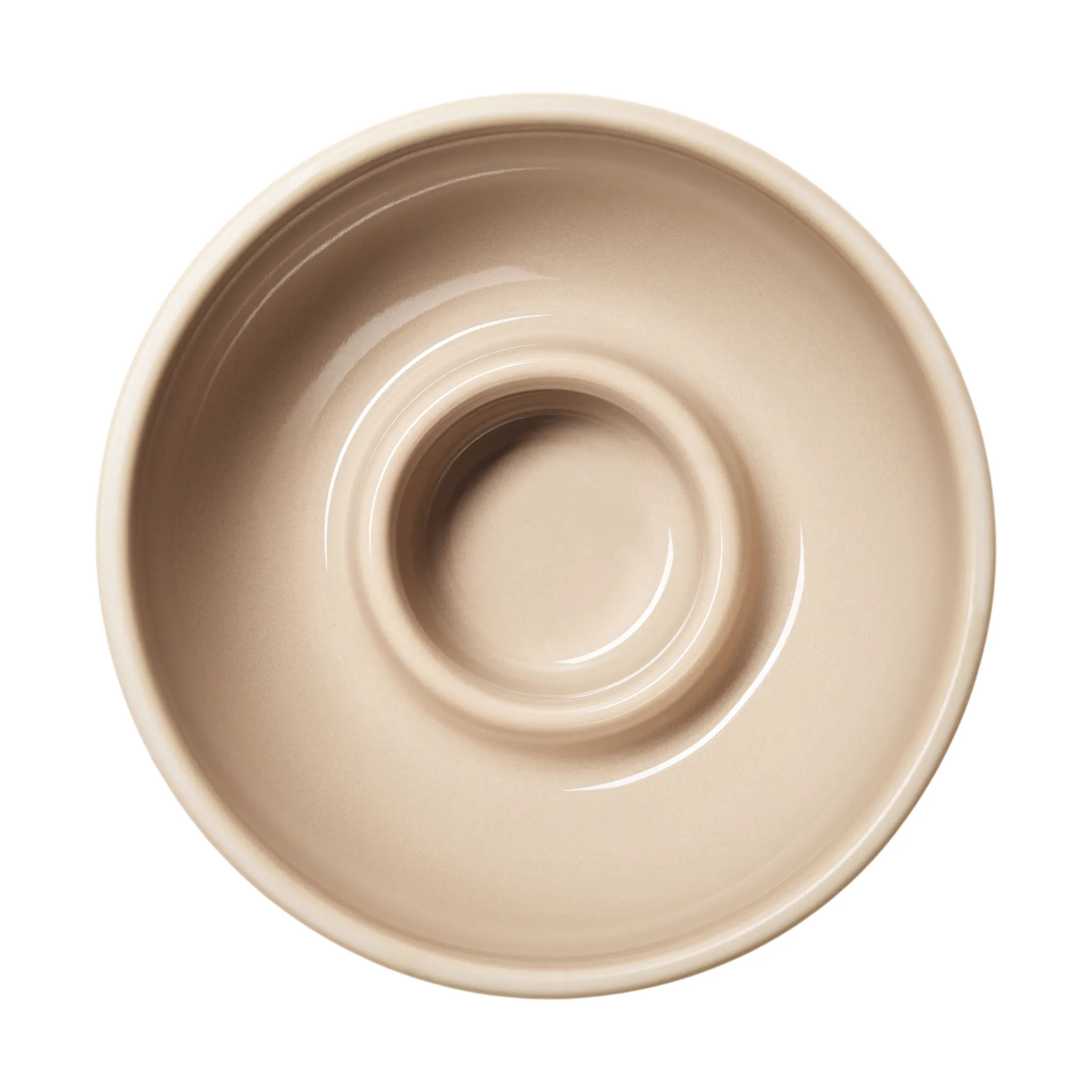 Kirnu porta-velas Ø11x5 cm, Bege Arabia