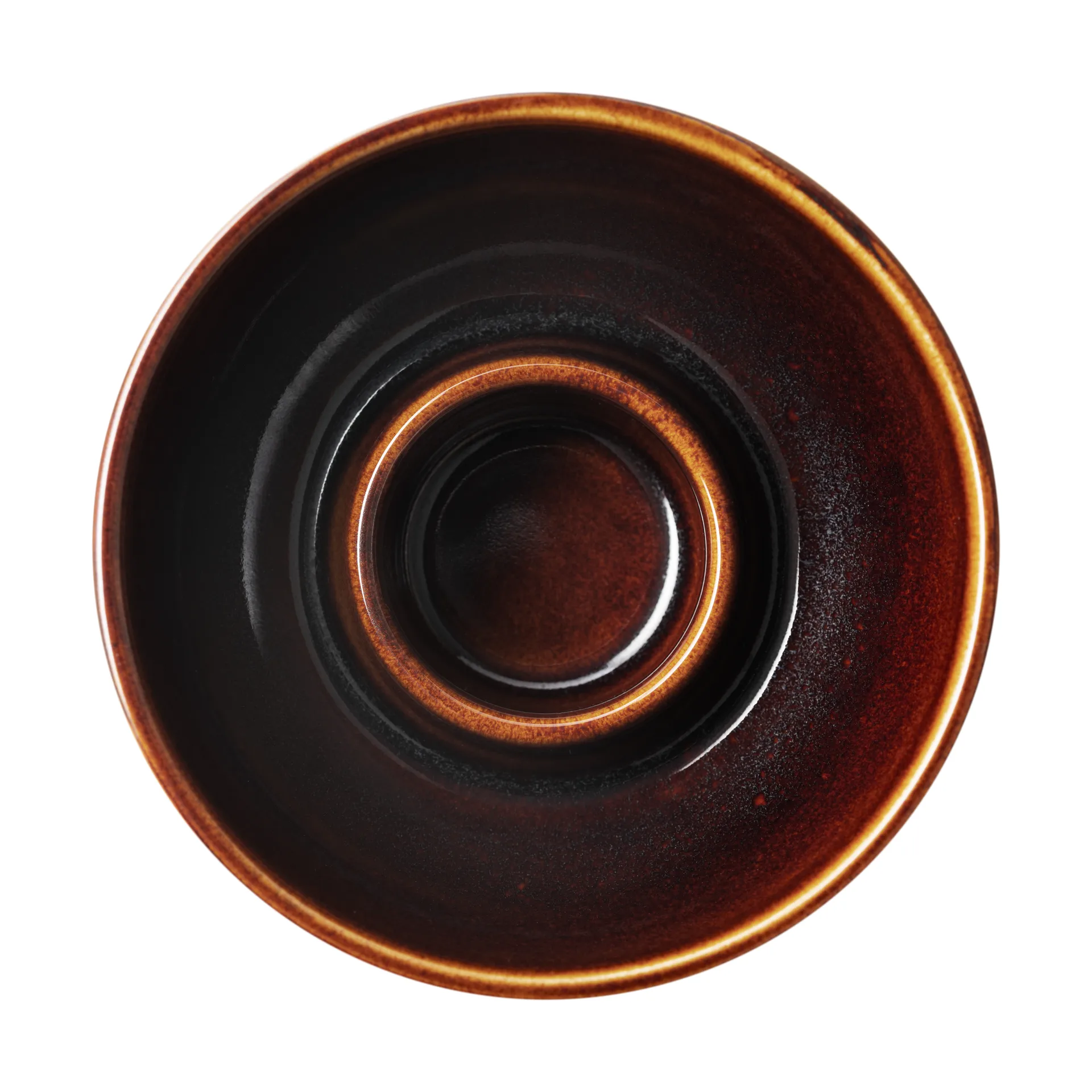 Kirnu porta-velas Ø11x5 cm, Castanho Arabia