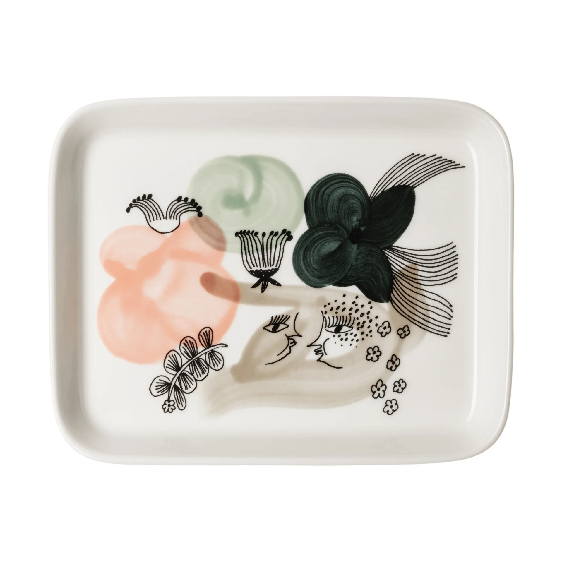 Kukkamaa prato 15x19 cm, Verde Arabia