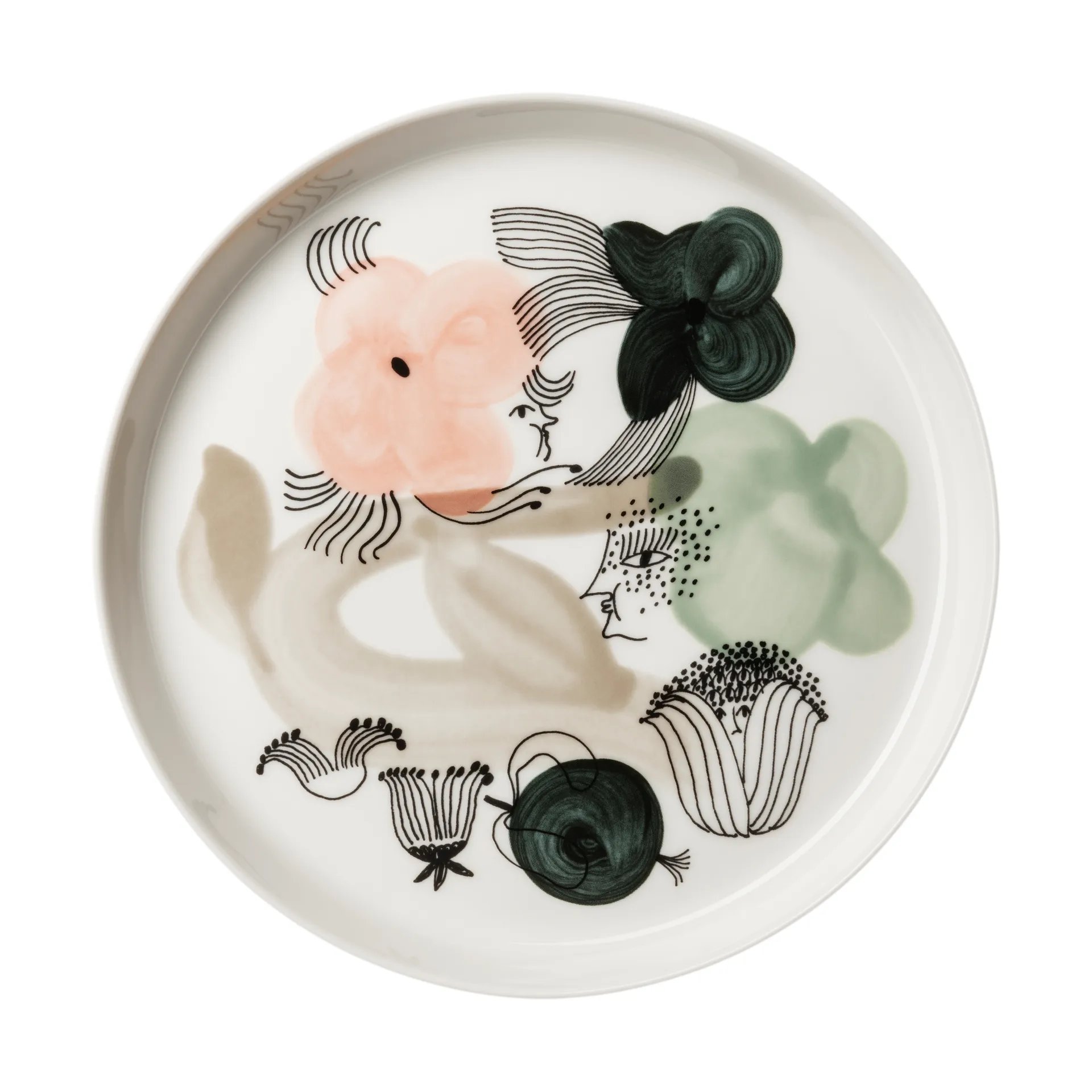 Kukkamaa prato Ø18,8 cm, Verde Arabia