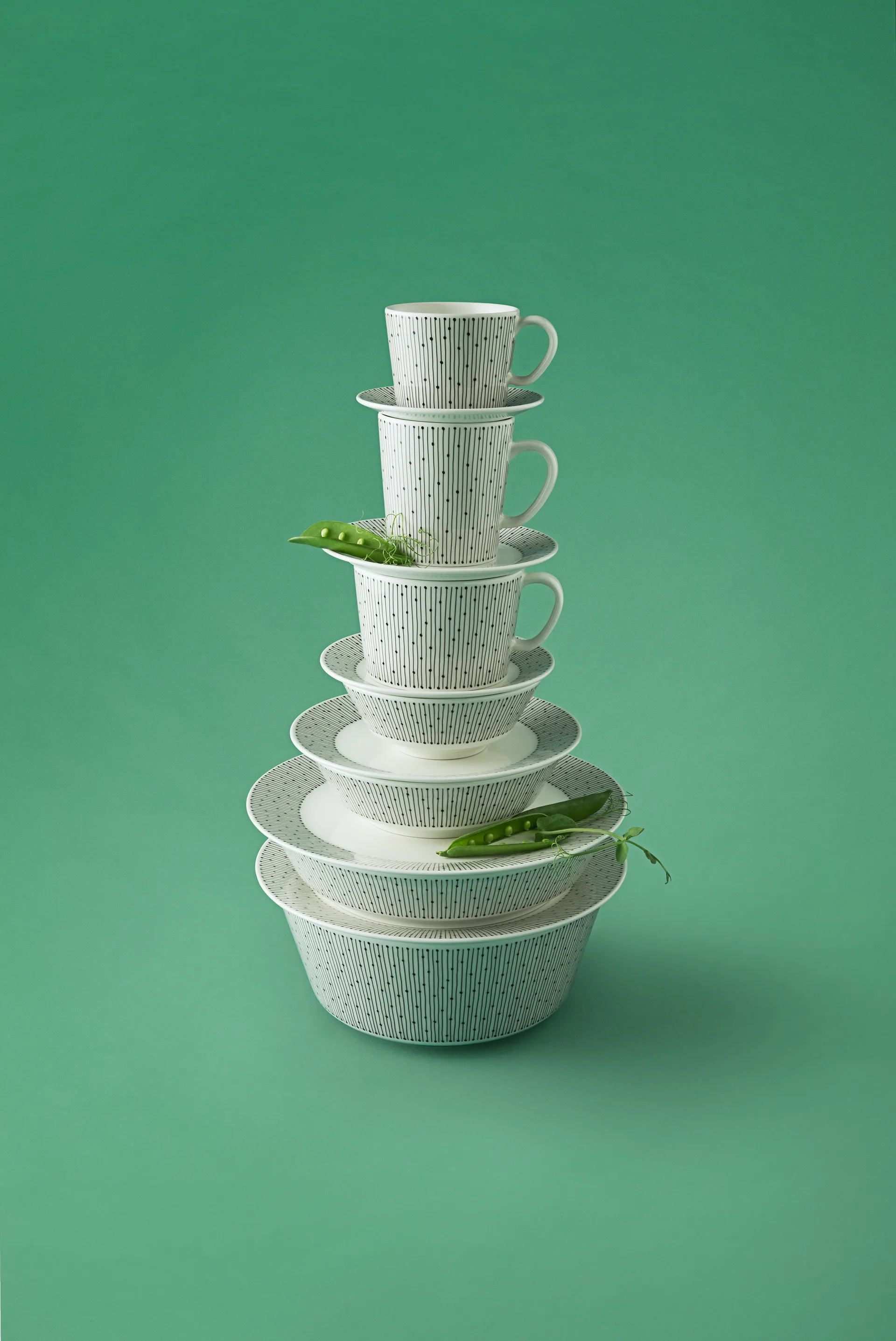 Pires Mainio Sarastus Ø11,5 cm, Preto-branco Arabia