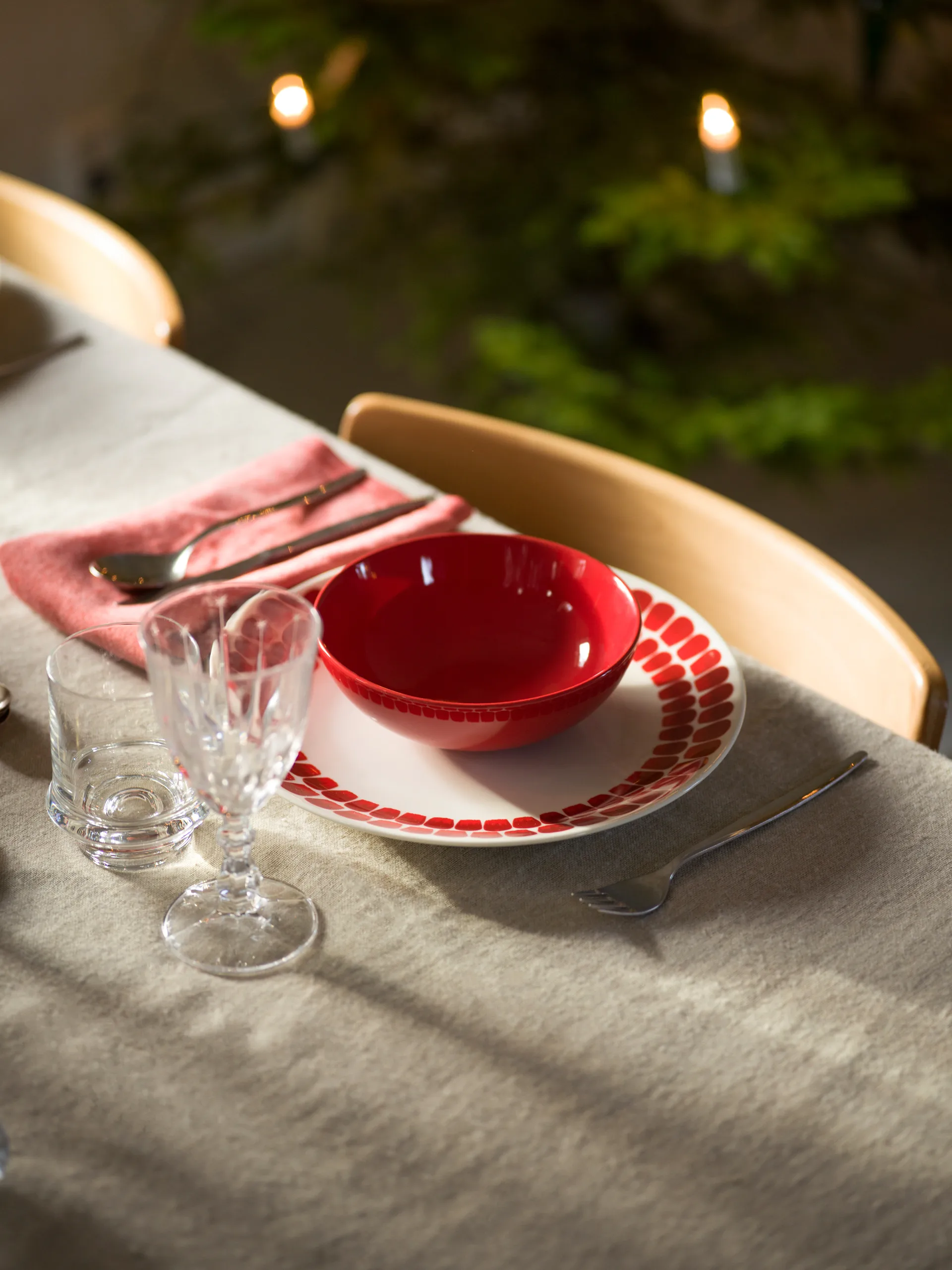 Prato 24h Tuokio Ø26 cm, Vermelho Arabia