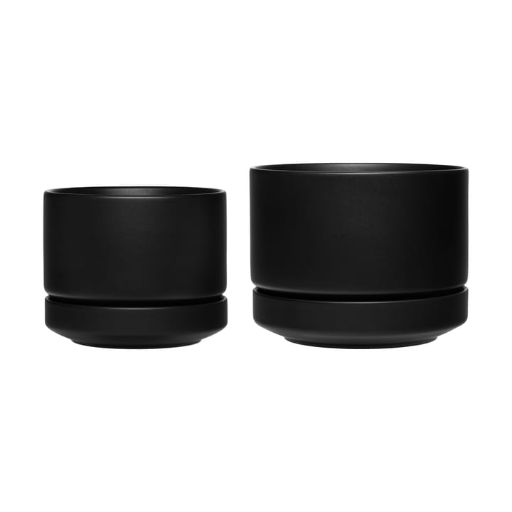 SN Vaso Ø16 cm, Preto mate Arabia