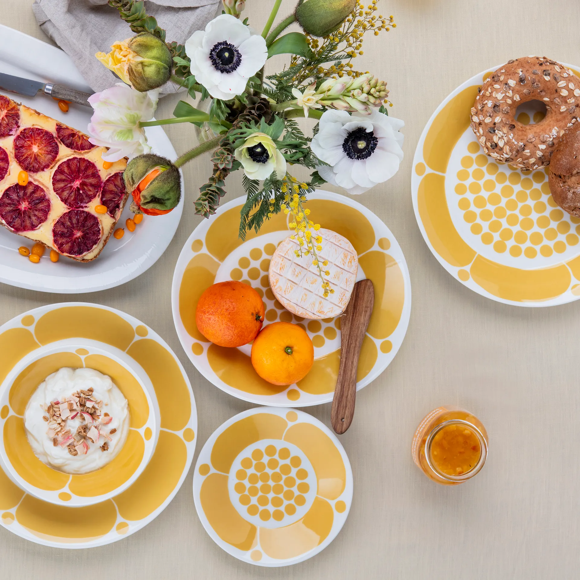 Sunnuntai prato, Amarelo, Ø26 cm Arabia