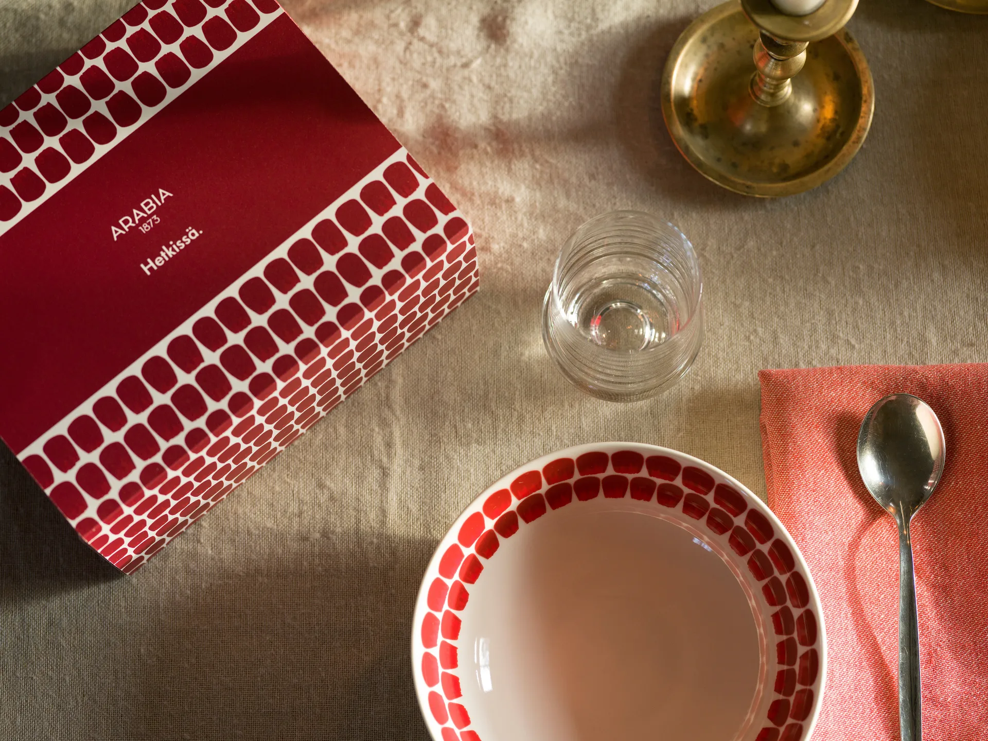 Tigela 24h Tuokio Ø18 cm, Vermelho Arabia