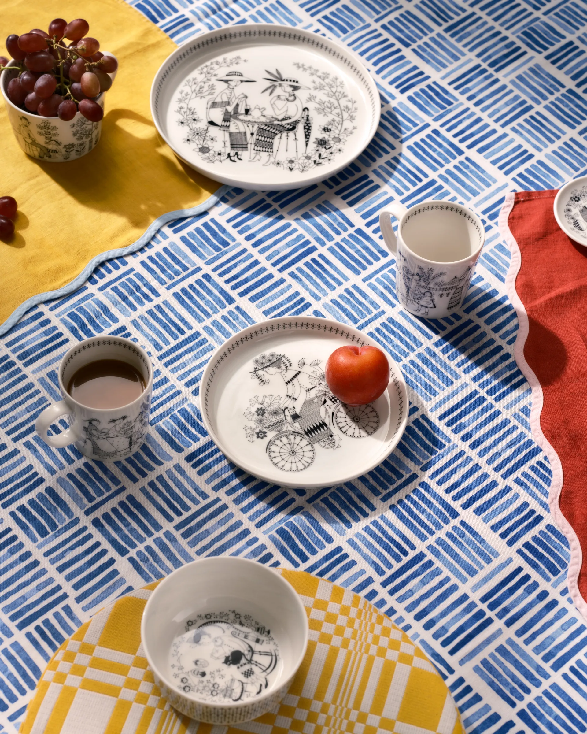 Tigela Emilia Ø13 cm, Preto-branco  Arabia