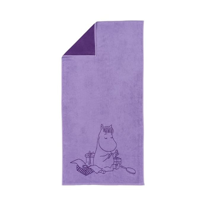Toalha de banho Moomin 70x140 cm - Violet Snorkfröken - Arabia