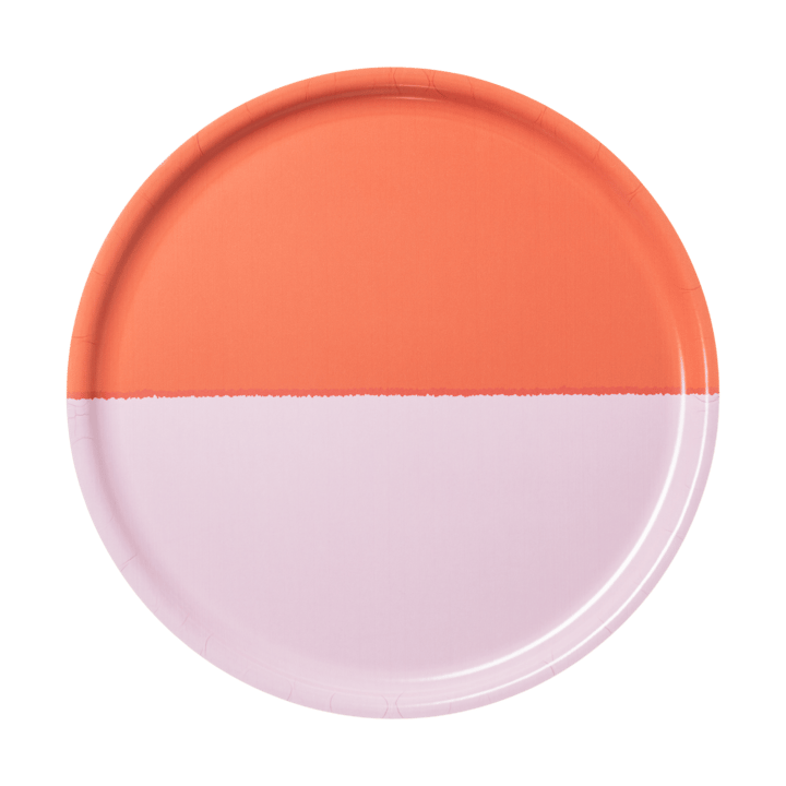 Vuokko bandeja Ø35 cm - 2-cor rosa-vermelho - Arabia