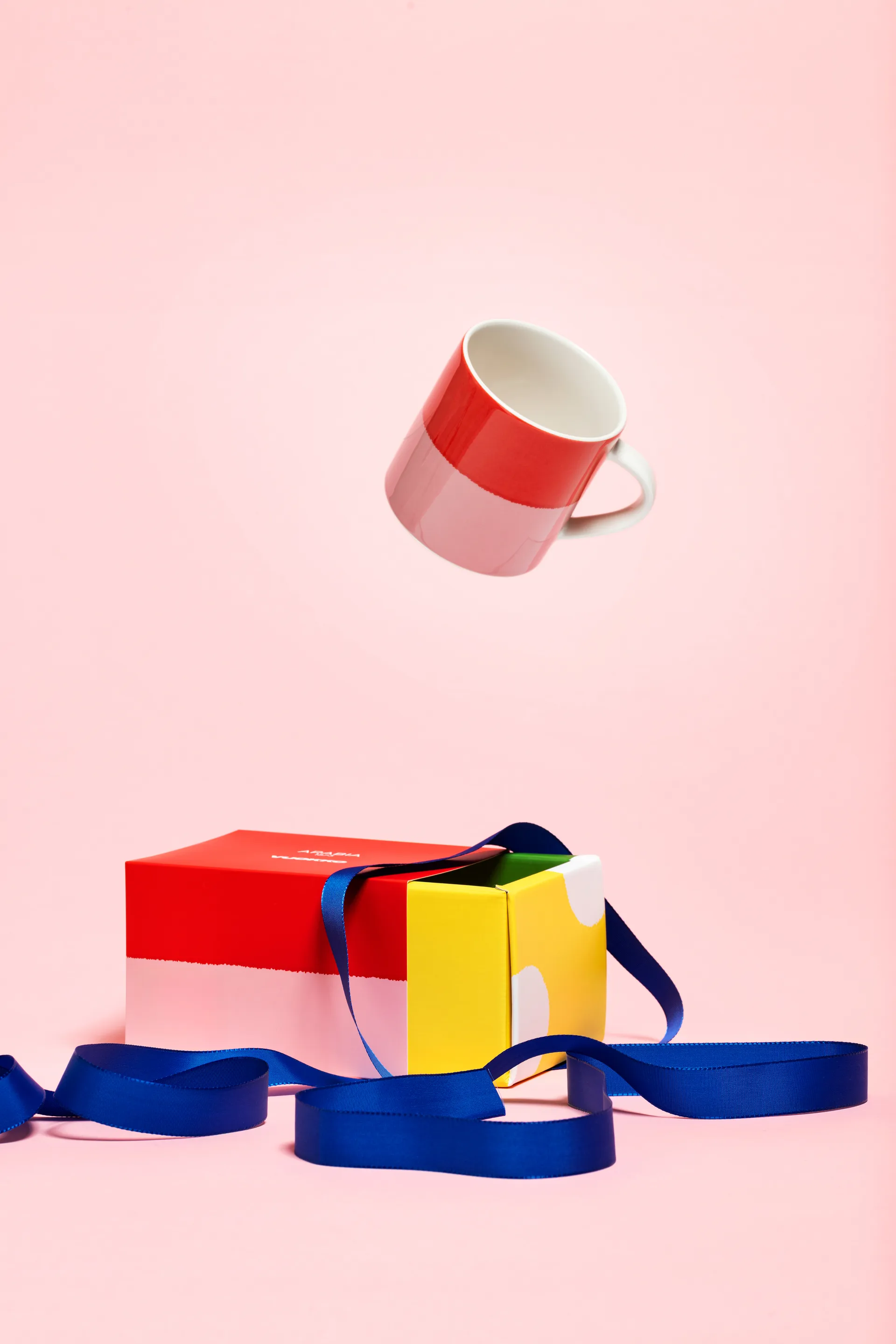 Vuokko caneca 35 cl, 2-cor rosa-vermelho Arabia