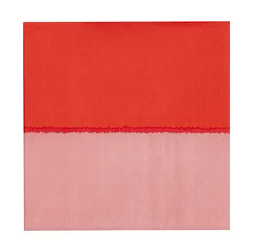 Vuokko guardanapos de papel 33x33 cm 20 unidades - Cor-de-rosa-vermelho - Arabia