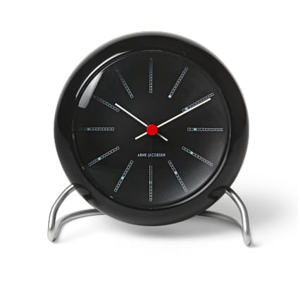 Relógio de mesa AJ Bankers - Preto - Arne Jacobsen Clocks