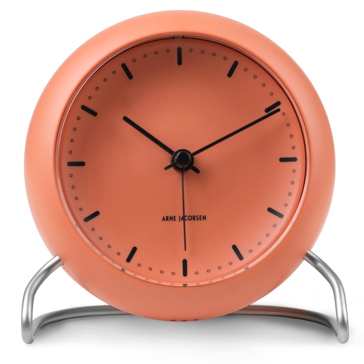 Relógio de mesa AJ City Hall - pale orange - Arne Jacobsen Clocks