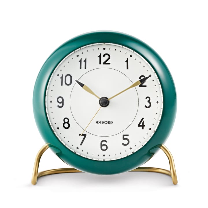 Relógio de mesa AJ Station verde - verde - Arne Jacobsen Clocks
