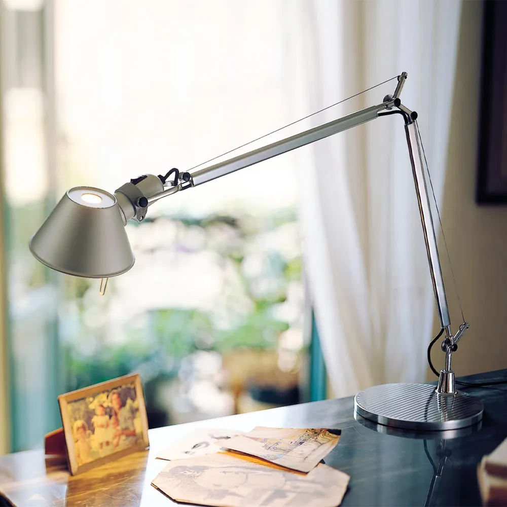 Base Tolomeo Mini Table - Aluminium,  Artemide