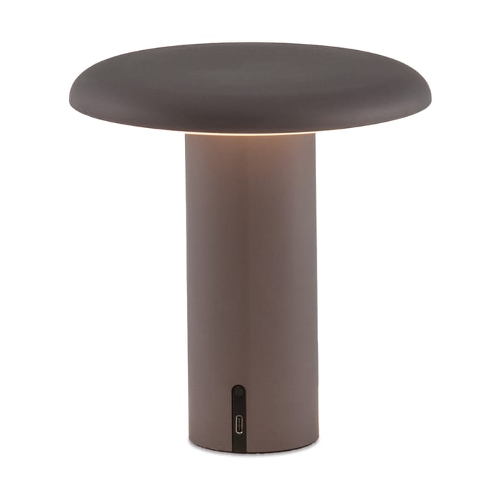 Candeeiro de mesa portátil Takku 19 cm - Cinzento anodizado - Artemide