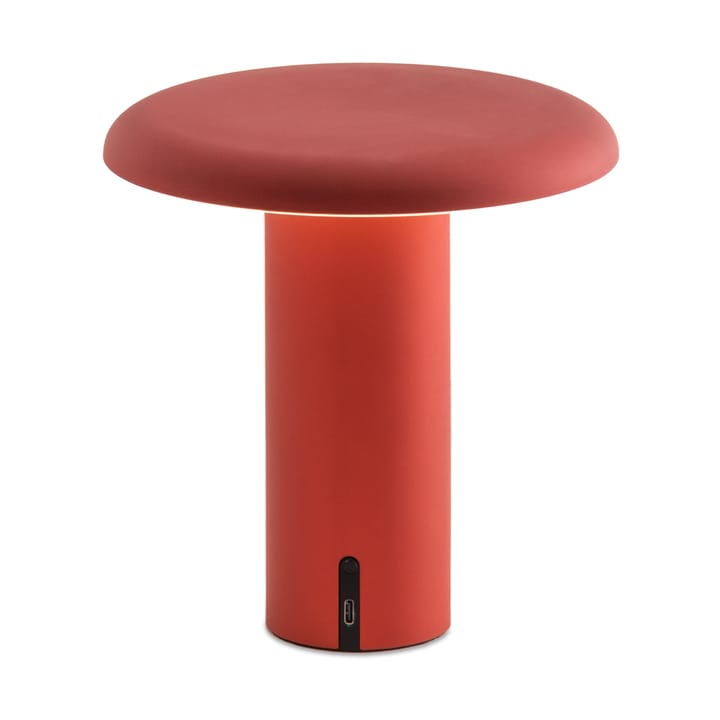 Candeeiro de mesa portátil Takku 19 cm - vermelho anodizado  - Artemide