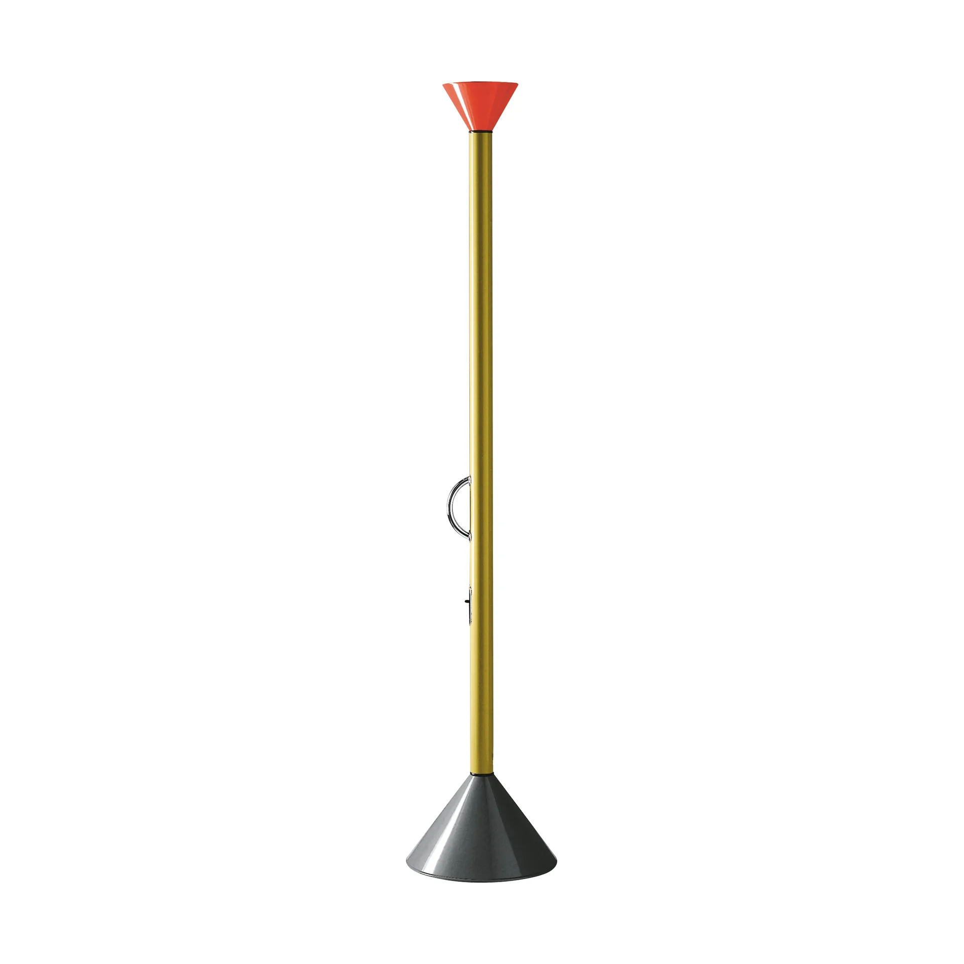 Candeeiro de pé Callimaco LED Ø39x200 cm, Vermelho-amarelo-cinza Artemide