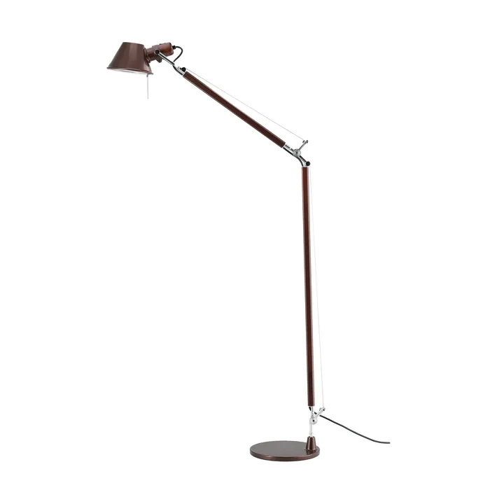 Candeeiro de pé Tolomeo Reading E27 special edition - Brown metallic - Base de candeeiro - Artemide