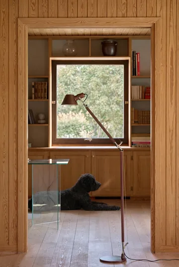 Candeeiro de pé Tolomeo Reading E27 special edition - Brown metallic (castanho) - Artemide