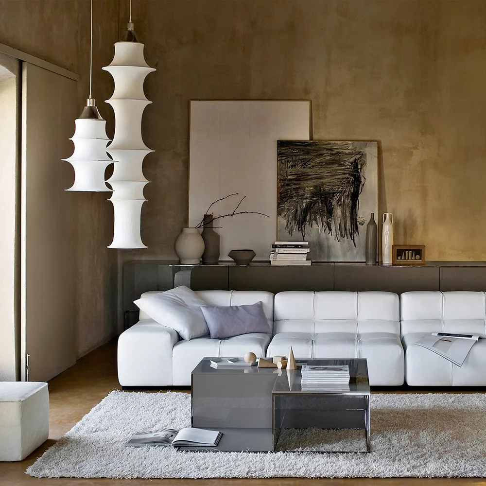 Candeeiro suspenso Falkland, branco 85 Artemide