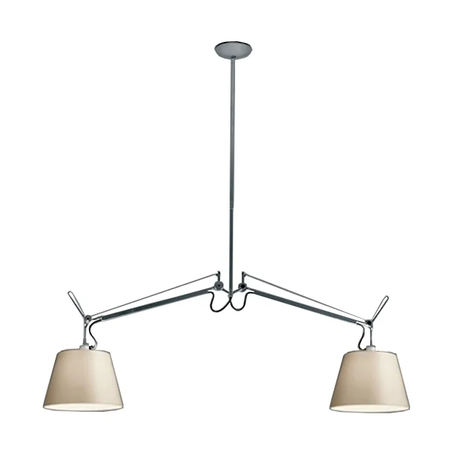 Candeeiro suspenso Tolomeo Basculante Ø24cm - Parchment - Artemide