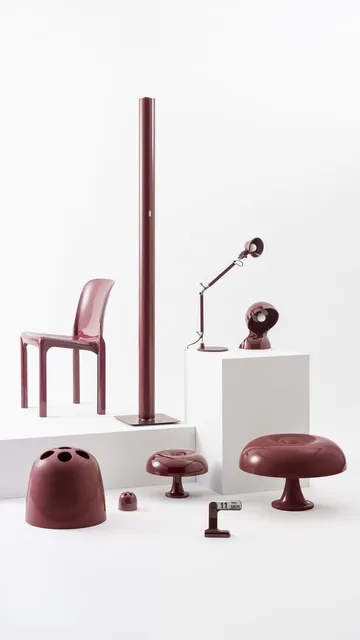 Dedalino porta‑lápis - Ruby red - Artemide