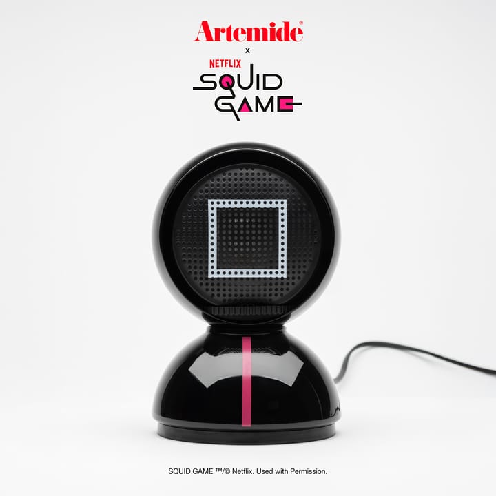 Eclisse x Squid Game candeeiro de mesa Edição Especial, Guard black Artemide