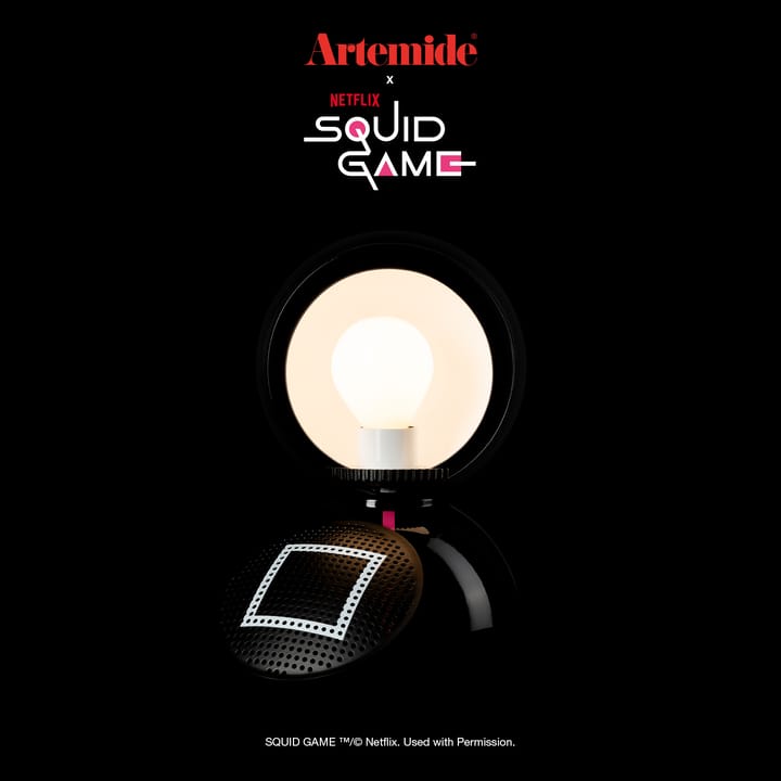 Eclisse x Squid Game candeeiro de mesa Edição Especial, Guard black Artemide