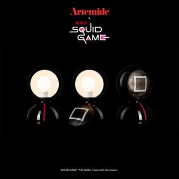Eclisse x Squid Game candeeiro de mesa Edição Especial - Guard black - Artemide