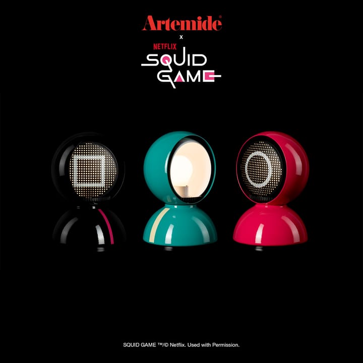 Eclisse x Squid Game candeeiro de mesa Edição Especial, Guard black Artemide