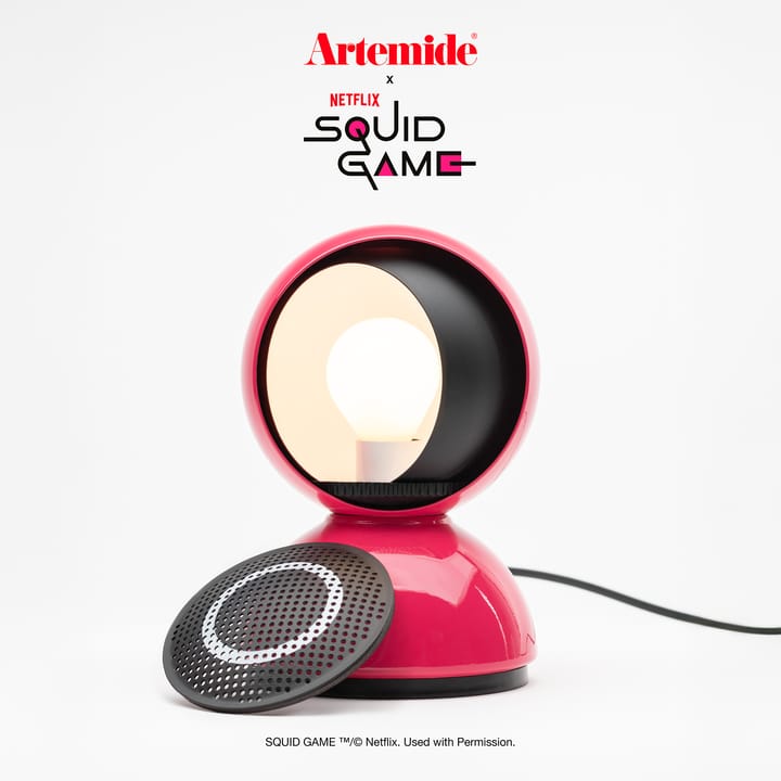 Eclisse x Squid Game candeeiro de mesa Edição Especial, Guard pink Artemide