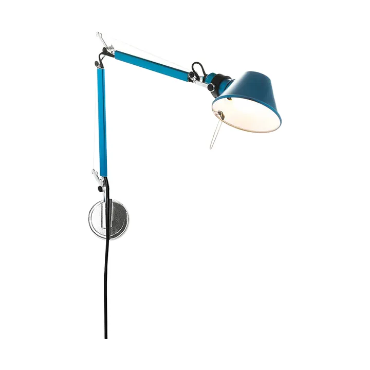 Lâmpada de paredeTolomeo Micro - Anodized blue - Artemide