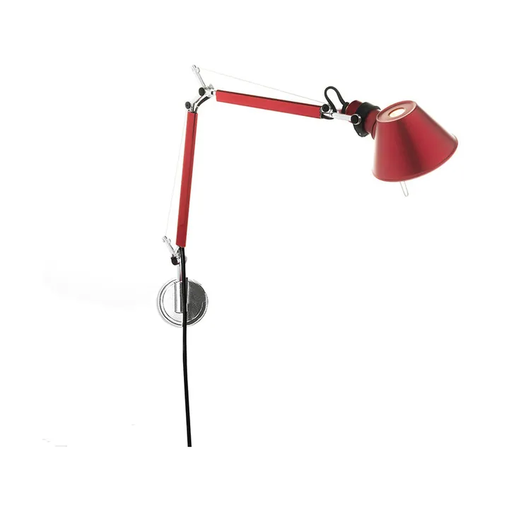 Lâmpada de paredeTolomeo Micro - Anodized red - Artemide