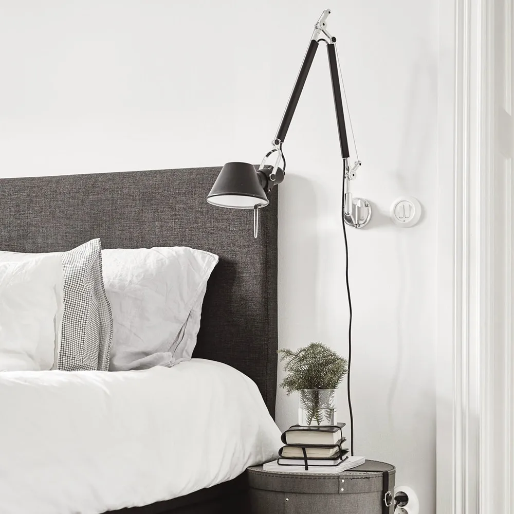 Lâmpada de paredeTolomeo Micro - Black,  Artemide