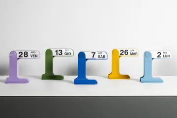 Timor calendário perpétuo  - Amarelo - Artemide