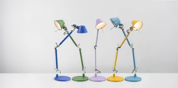 Tolomeo micro candeeiro de mesa  - Azul claro - Artemide