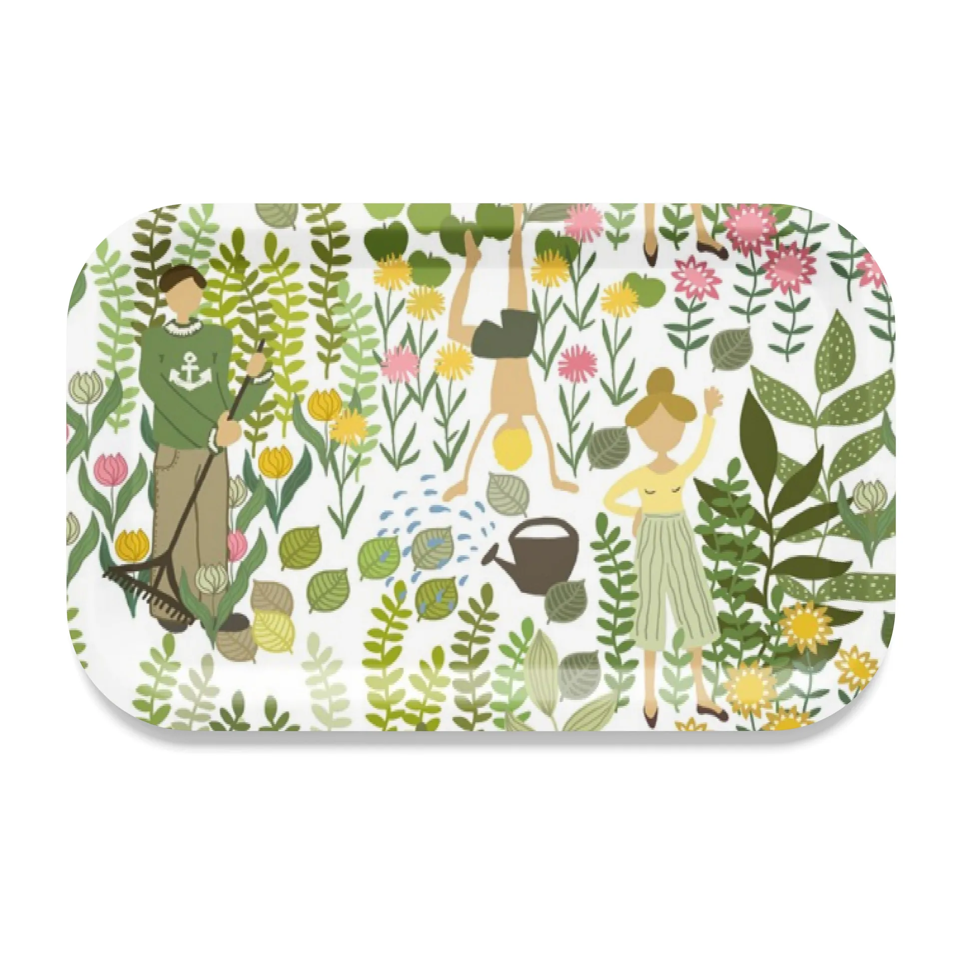 Badeja Trädgård 21x33 cm, Verde Arvidssons Textil