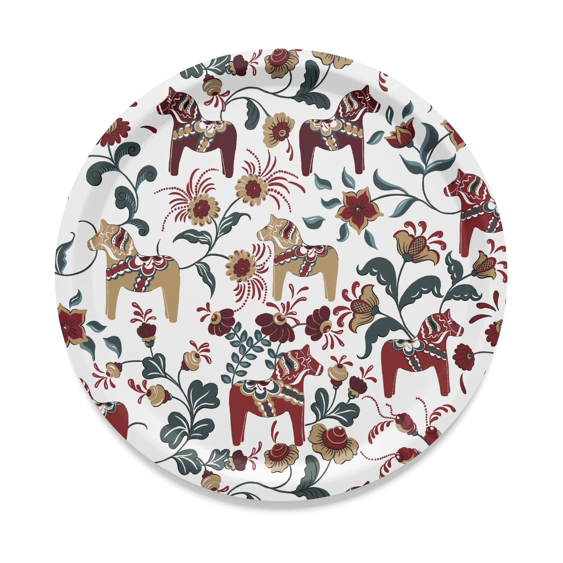 Bandeja Leksand Ø38 cm , Edição de 30 anos de aniversário  Arvidssons Textil