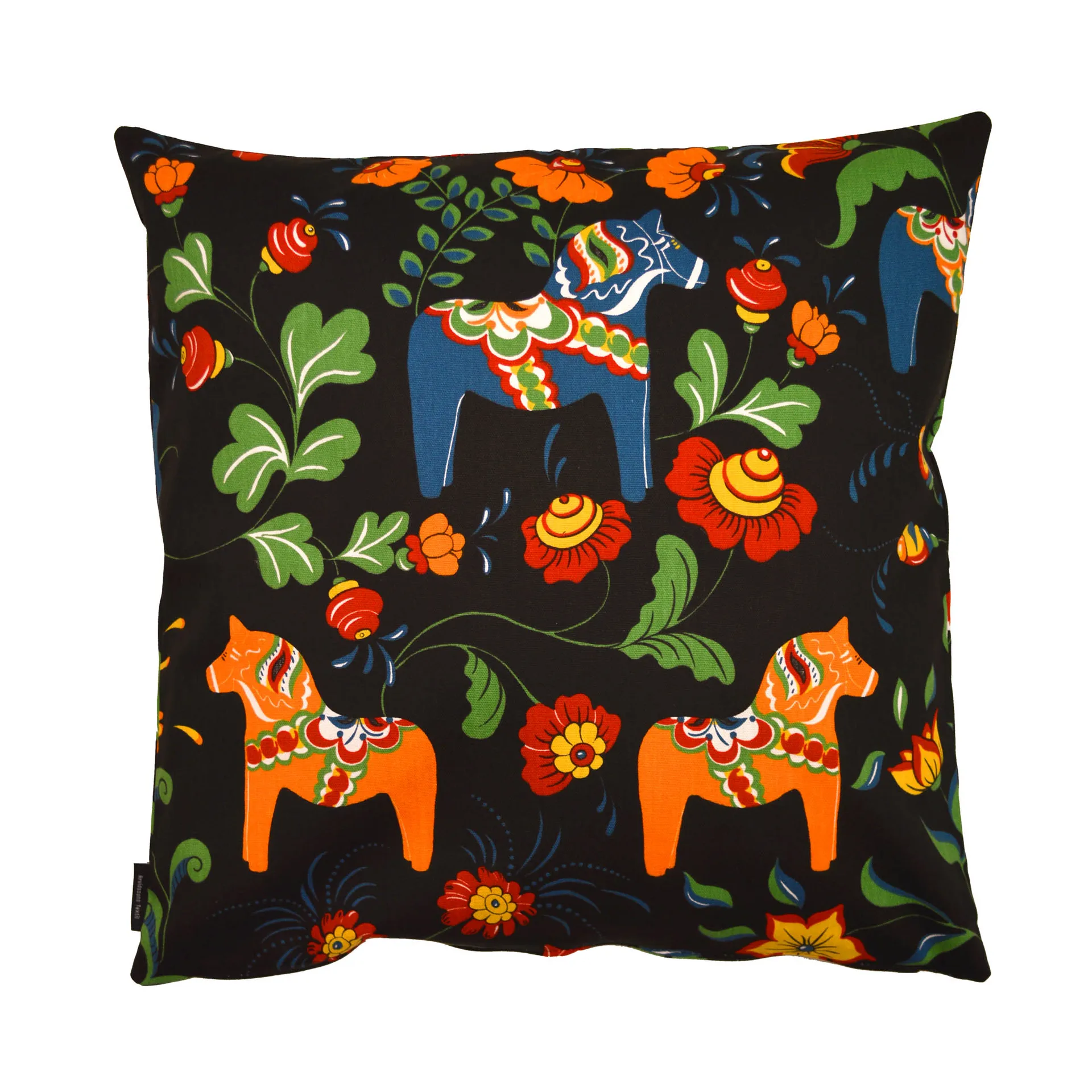 Capa de almofada Leksand, preto Arvidssons Textil