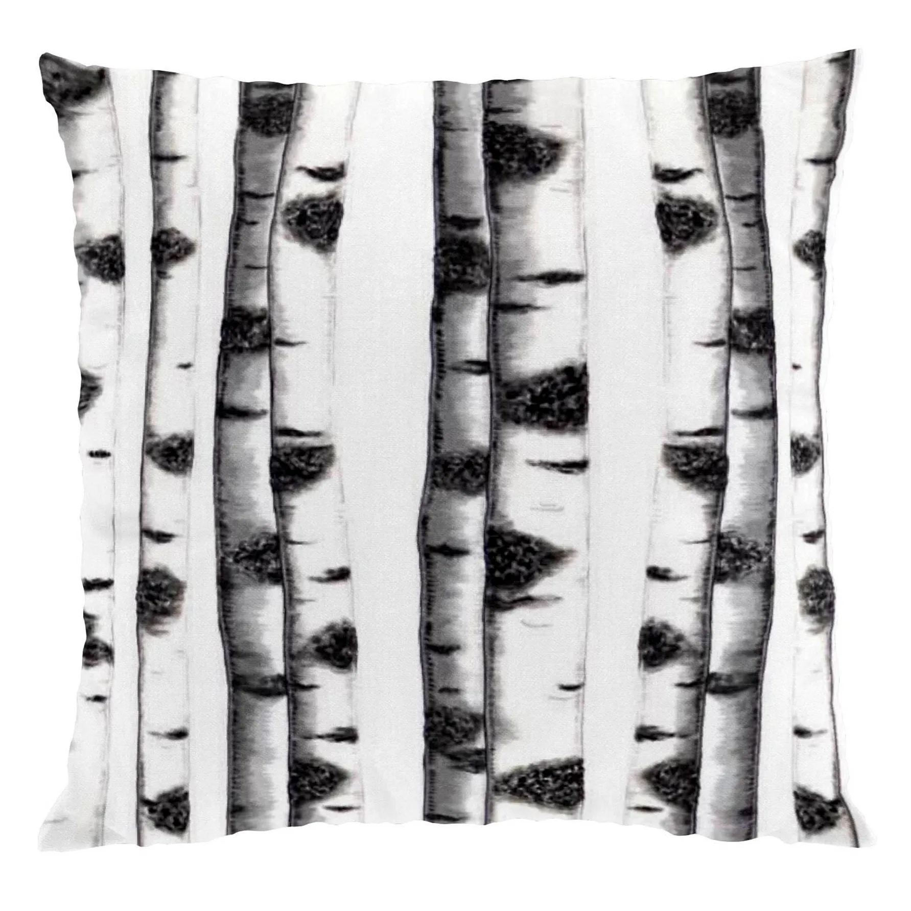 Capa de almofada Skogsbryn, preto-branco Arvidssons Textil