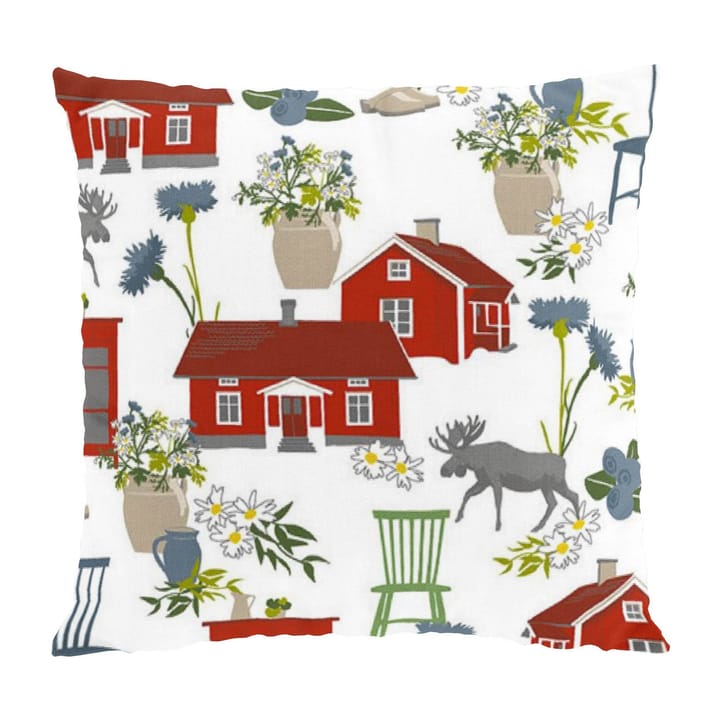 Capa de almofada Strövtåg 47x47 cm - Vermelho - Arvidssons Textil