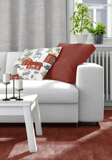 Capa de almofada Strövtåg 47x47 cm - Vermelho - Arvidssons Textil