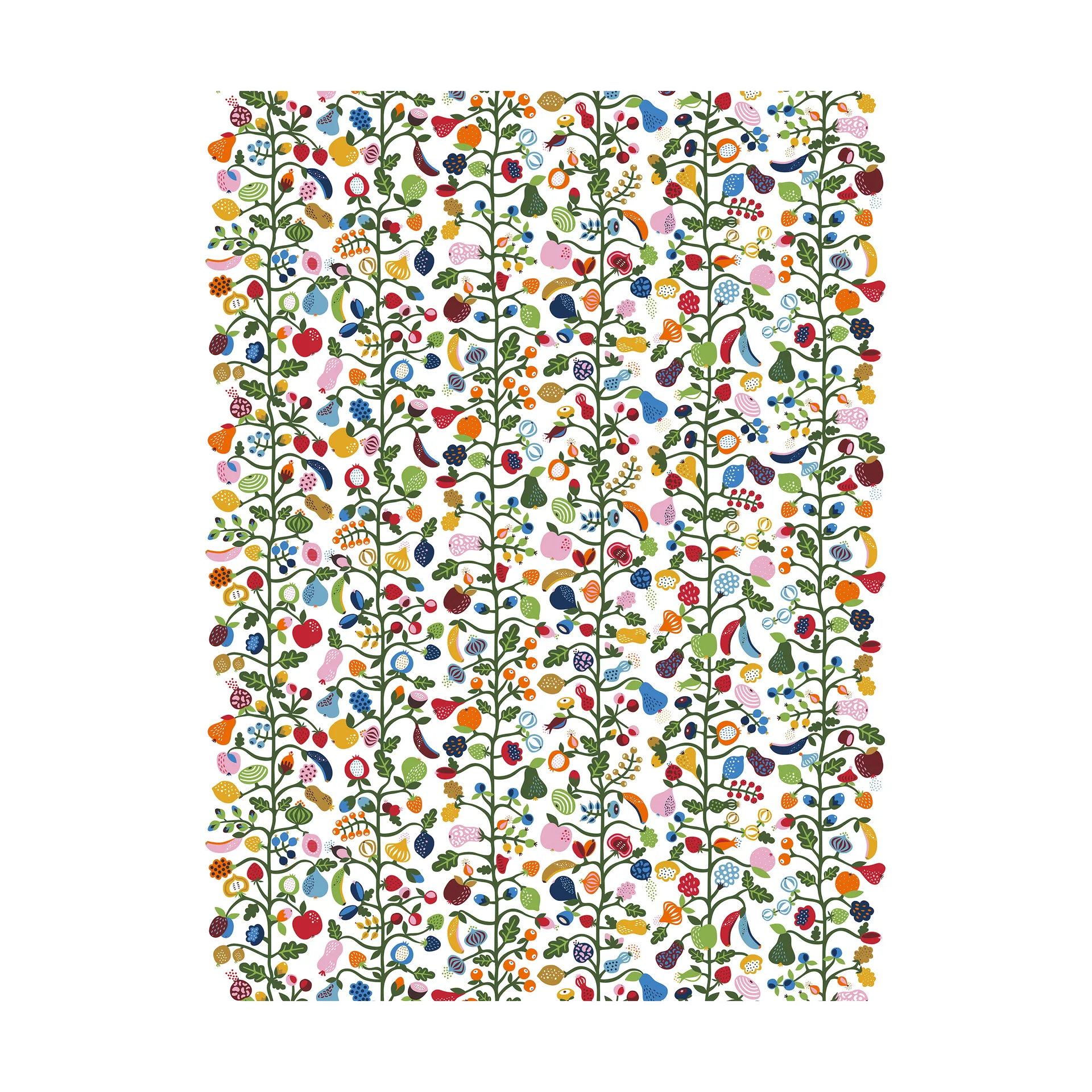 Fruktträdgården tecido, Multicolor Arvidssons Textil