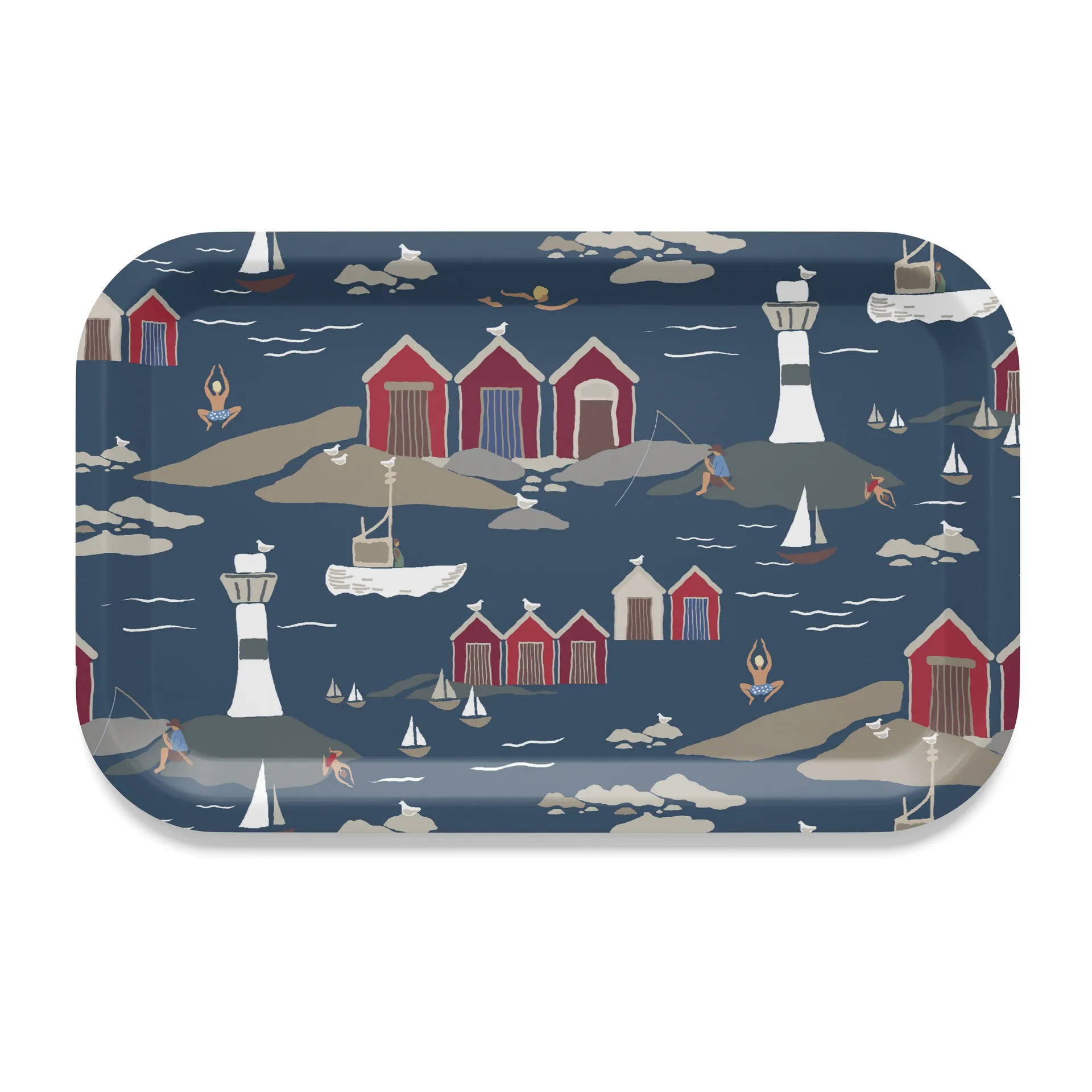 Kust bandeja 20x27 cm, Azul Arvidssons Textil
