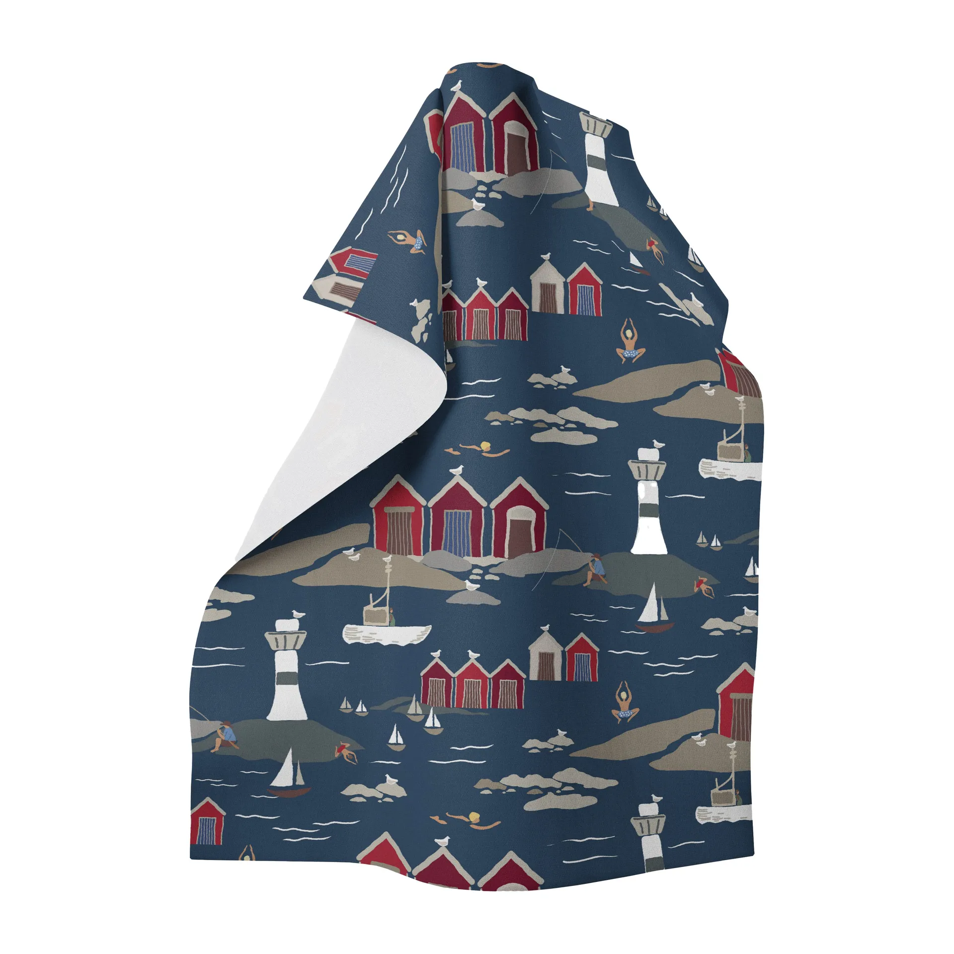 Kust toalha de cozinha 65x85 cm, Azul Arvidssons Textil