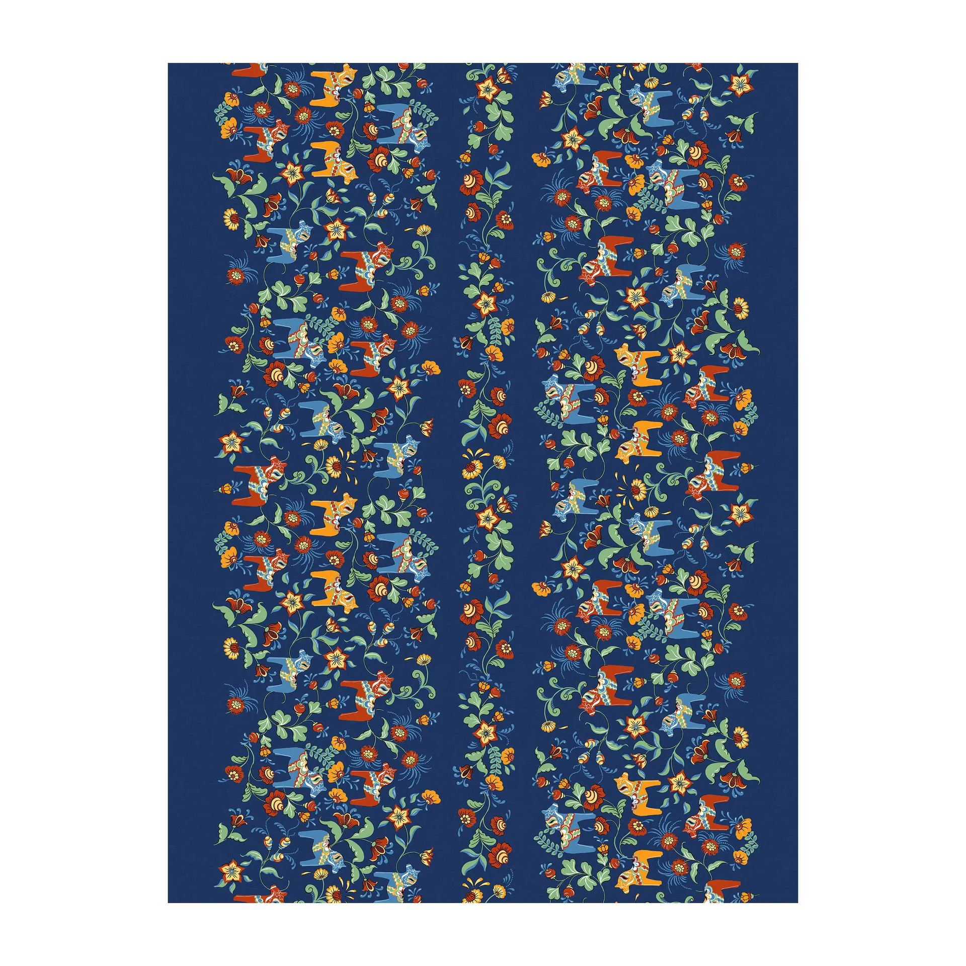 Leksand Bård tecido impermeável, Azul Arvidssons Textil