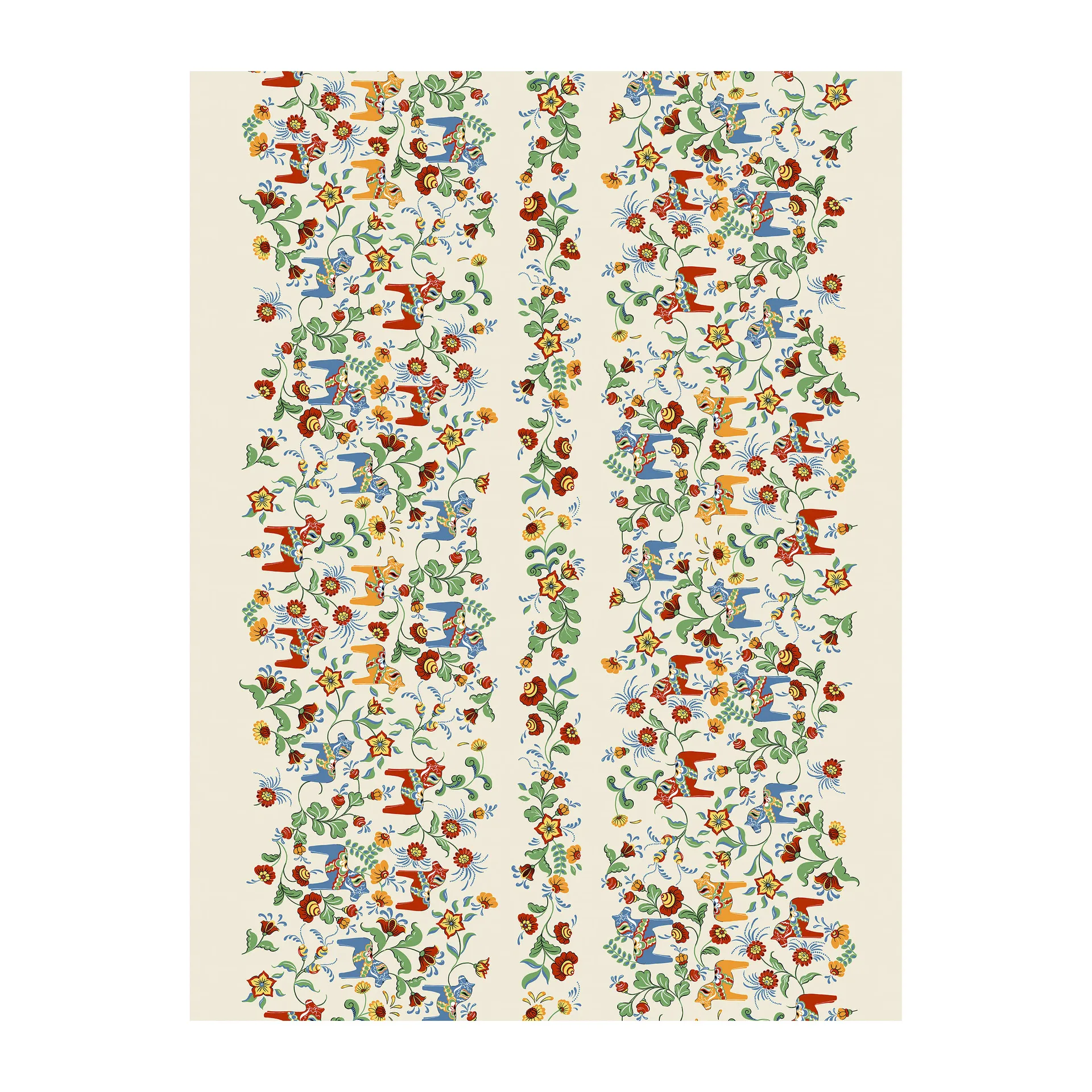 Lekse Bård tecido, Beige Arvidssons Textil