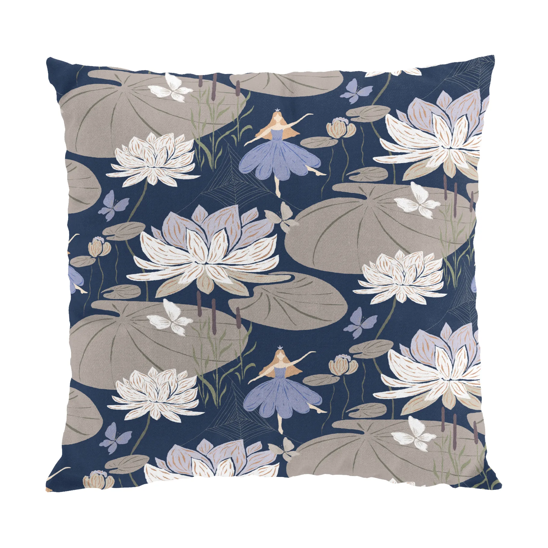 Lily capa de almofada 47x47 cm, Azul Arvidssons Textil