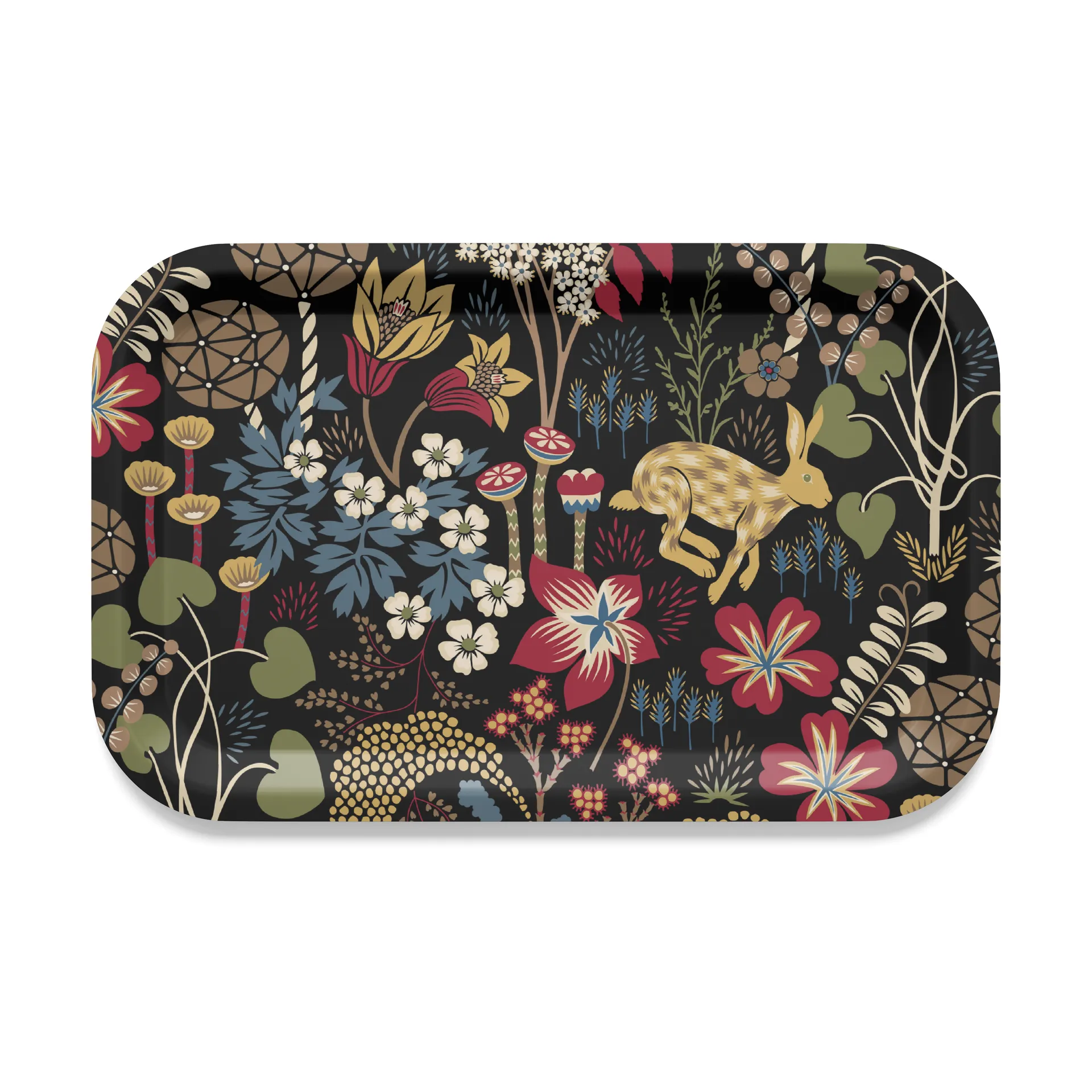 Lyckeflykt bandeja 21x33 cm, Vermelho-castanho Arvidssons Textil